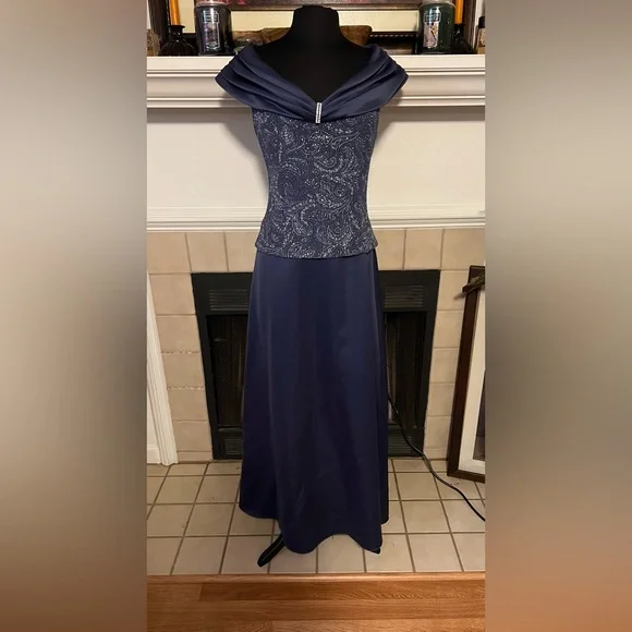Patra Dresses | Patra Slate Blue Womens Cocktail Dress | Color: Blue | Size: 12 | Tina_Kilby's Closet
